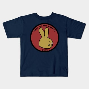 Year of the Rabbit 1999 Bunny Portrait Kids T-Shirt
